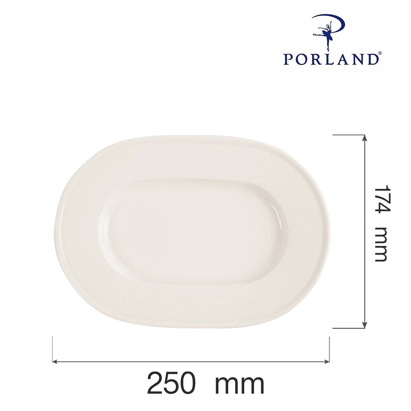 Porland Line oval platter