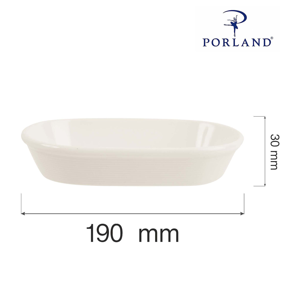 Line dish, 190x120mm