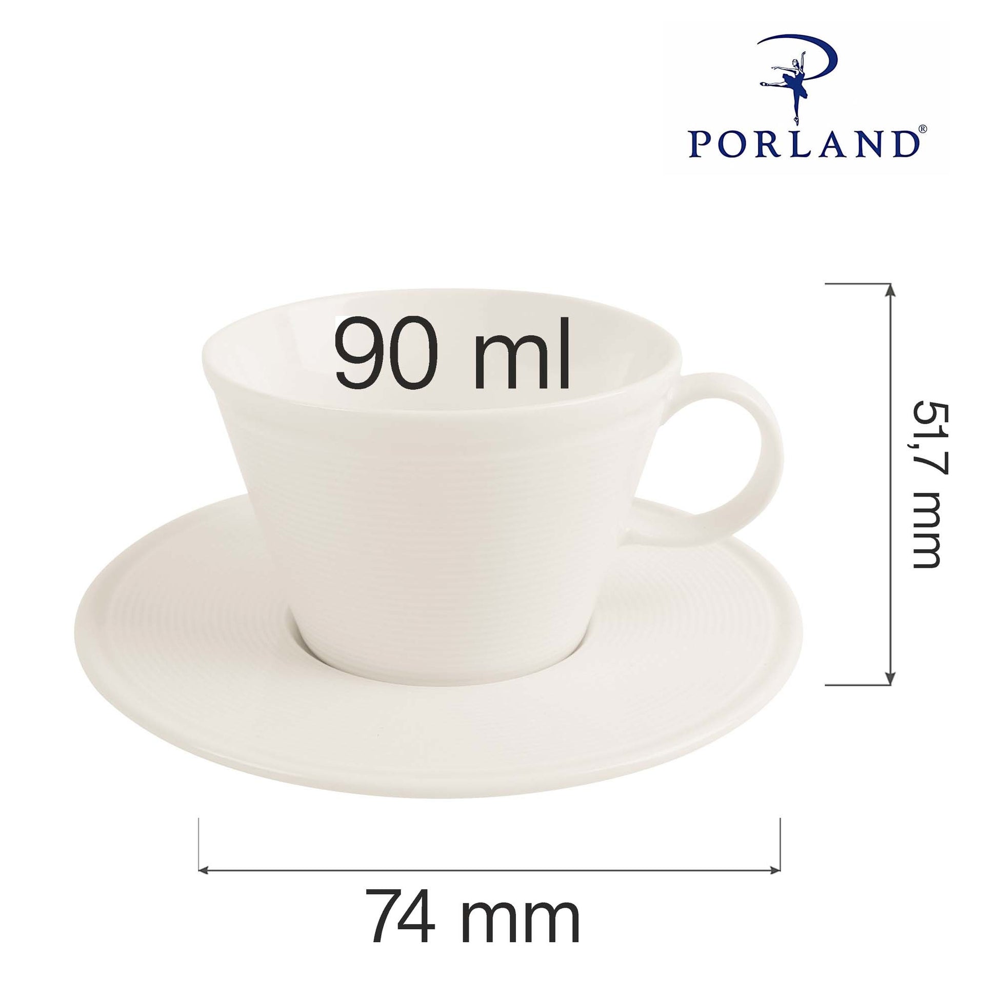Line elegant espresso cup, 90ml