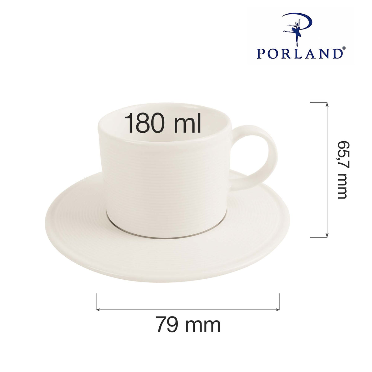 Line stackable cup, 180ml