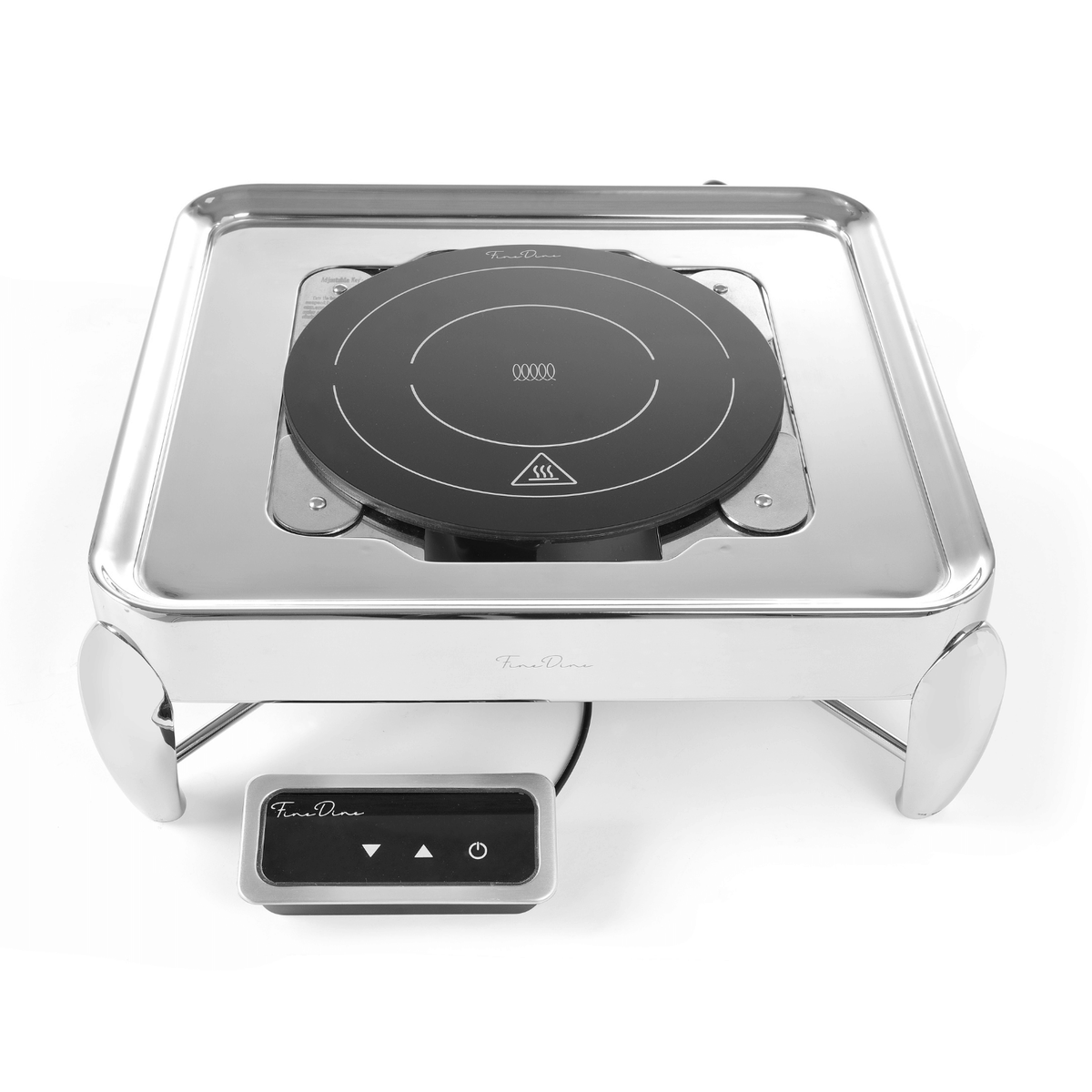 Induction heater with power regulator, 245x(H)68mm