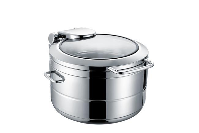 De Luxe Chafing dish with glass