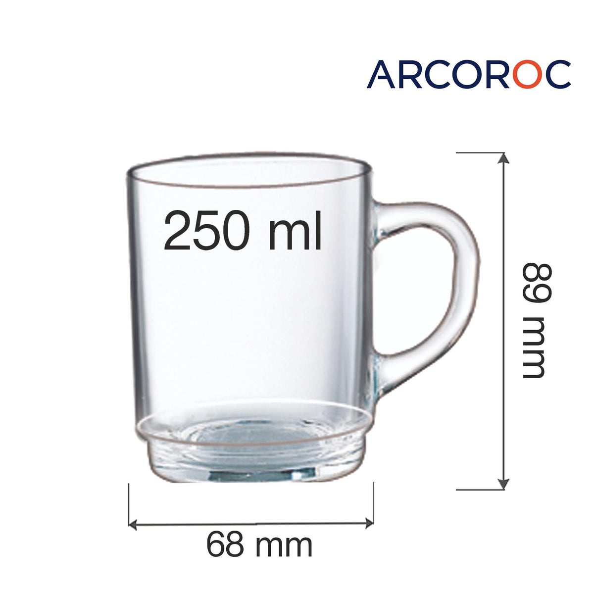 Bock mug, 250ml