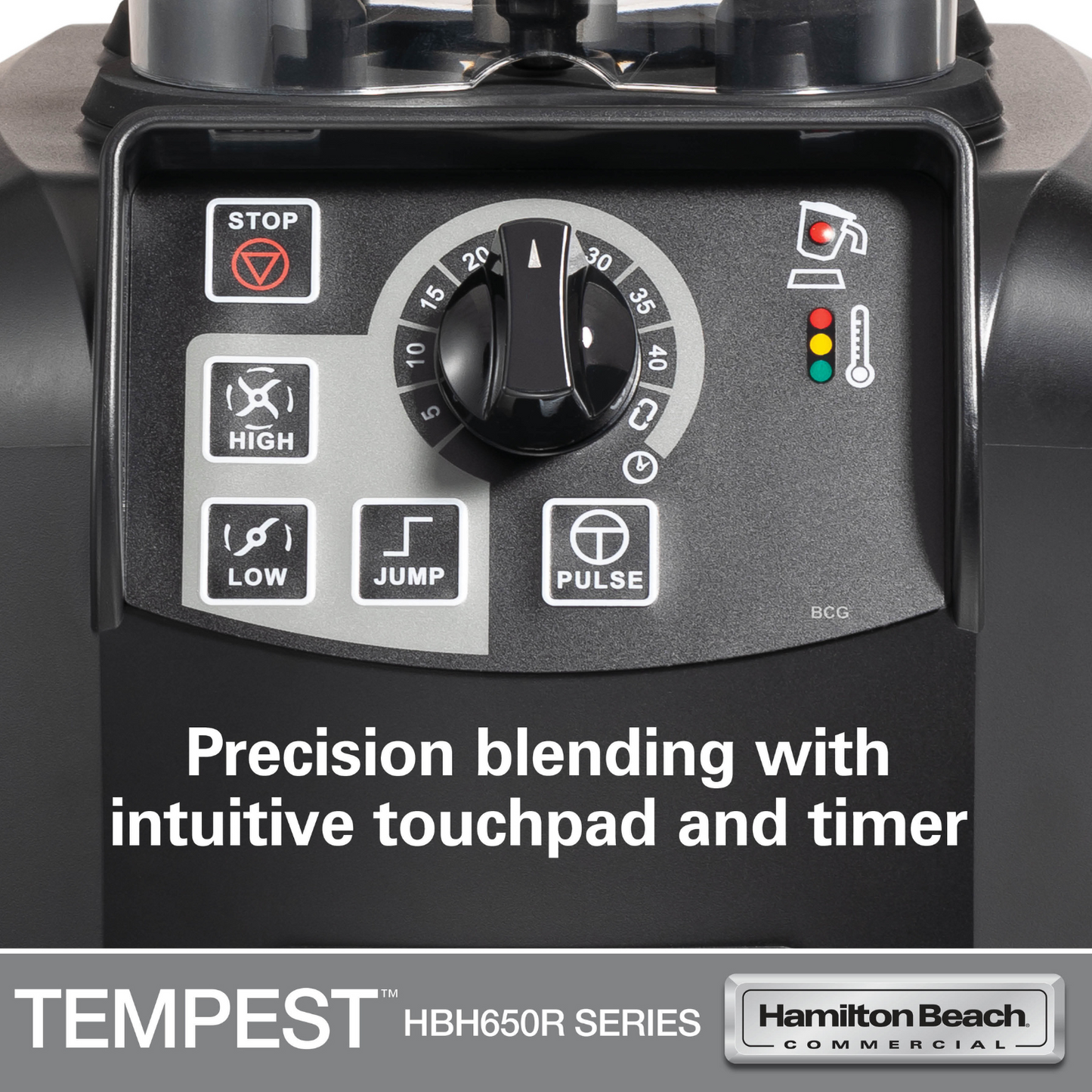 Tempest High-Performance Blender HBH650R-CE, 178X203X(H)457mm