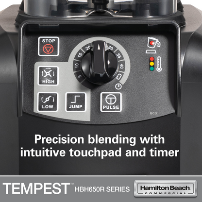 Tempest High-Performance Blender HBH650R-CE, 178X203X(H)457mm