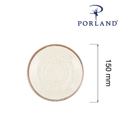 Stackable Cup Saucer Sand, 150mm