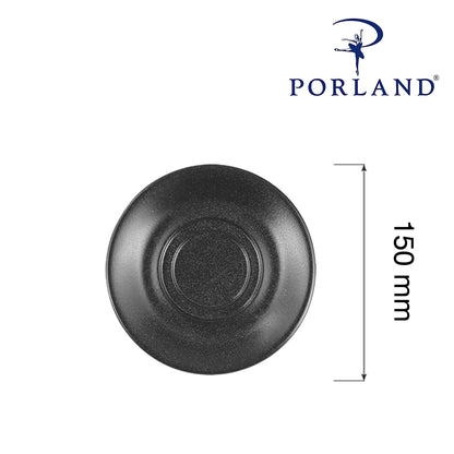 Stackable Cup Saucer Coal, 150mm