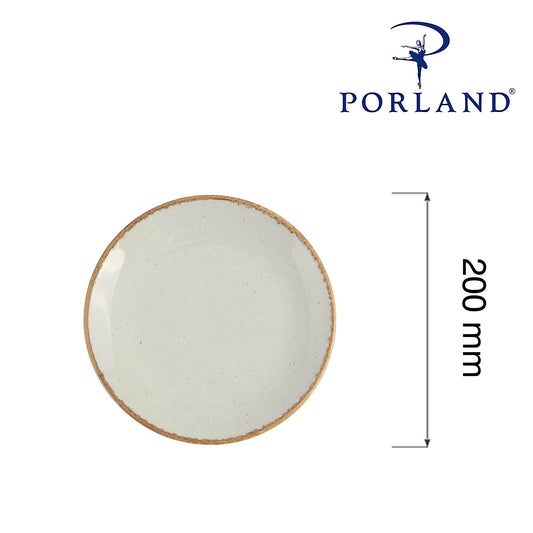 Flat Plate Ashen, 200mm