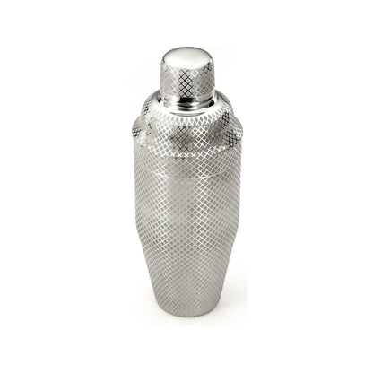 Diamond Lettice Japanese style 3-piece cocktail shaker, 700ml