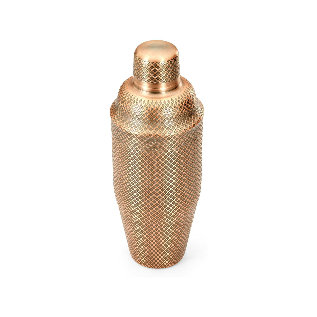 Diamond Lettice Japanese style 3-piece cocktail shaker, 700ml