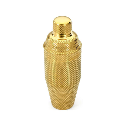 Diamond Lettice Japanese style 3-piece cocktail shaker, 700ml