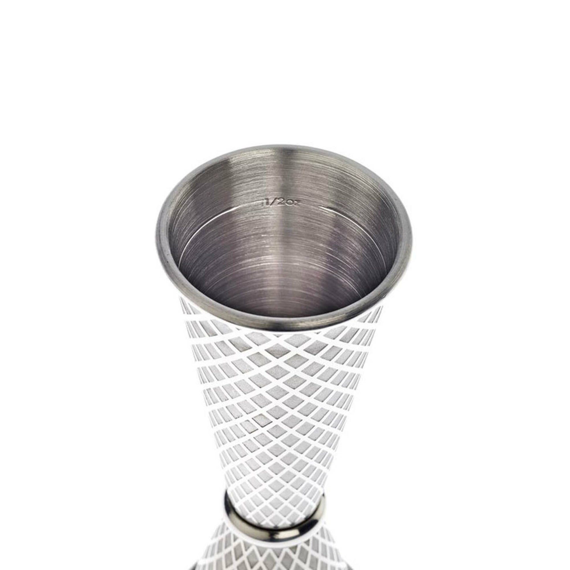 Diamond Lettice Japanese style jigger, 30/60ml