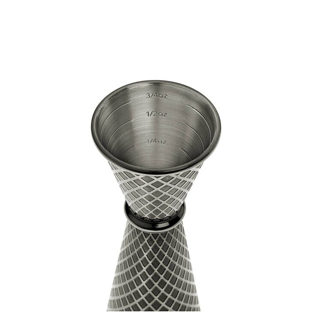 Diamond Lettice Japanese style jigger, 30/60ml