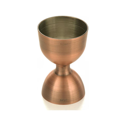 Bell jigger with straight rim, 25/50ml