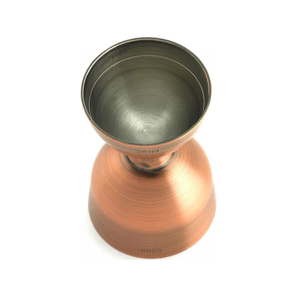 Bell jigger with straight rim, 25/50ml