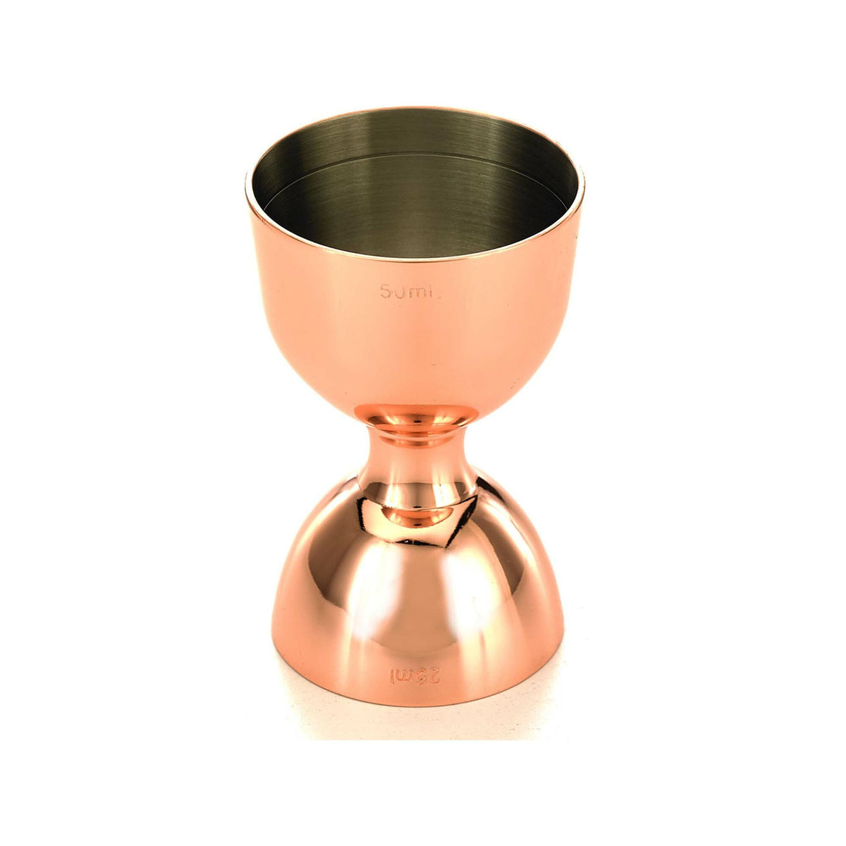 Bell jigger with straight rim, 25/50ml