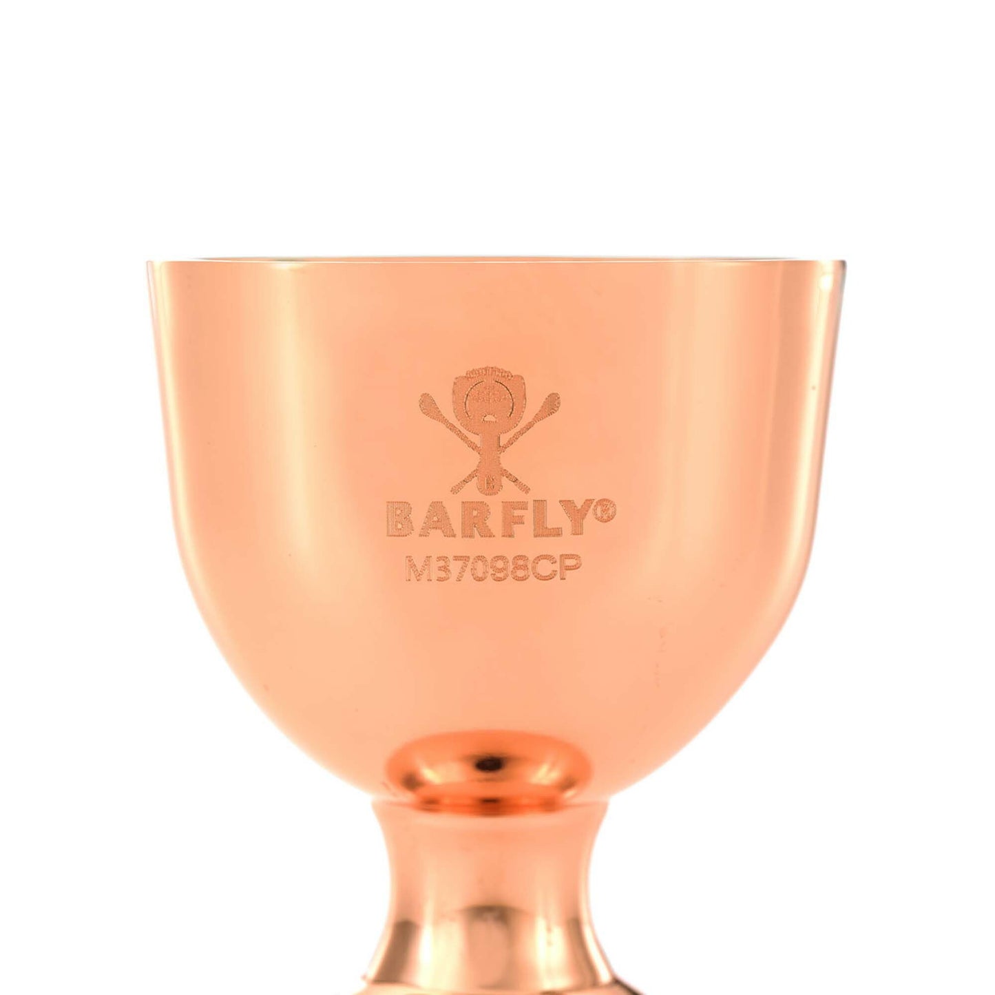 Bell jigger with straight rim, 25/50ml