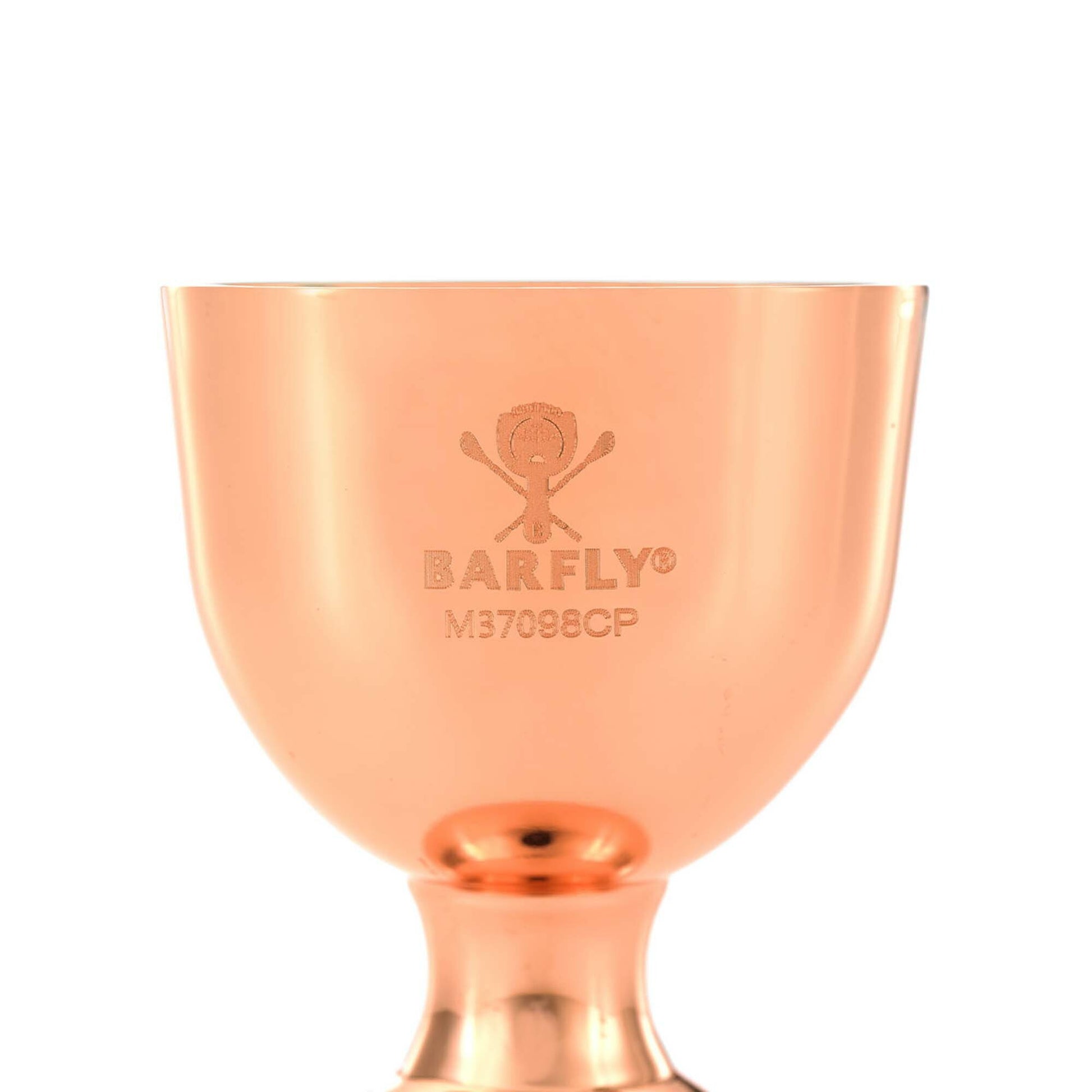 Bell jigger with straight rim, 25/50ml