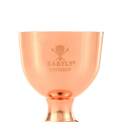 Bell jigger with straight rim, 25/50ml