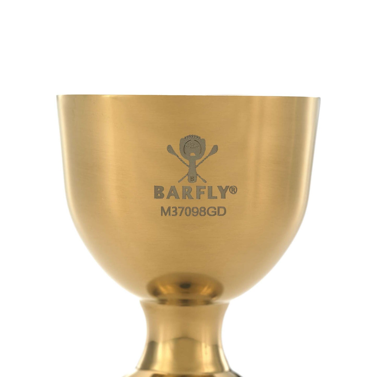 Bell jigger with straight rim, 25/50ml