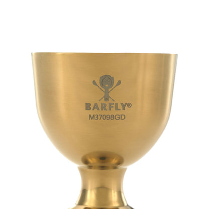 Bell jigger with straight rim, 25/50ml