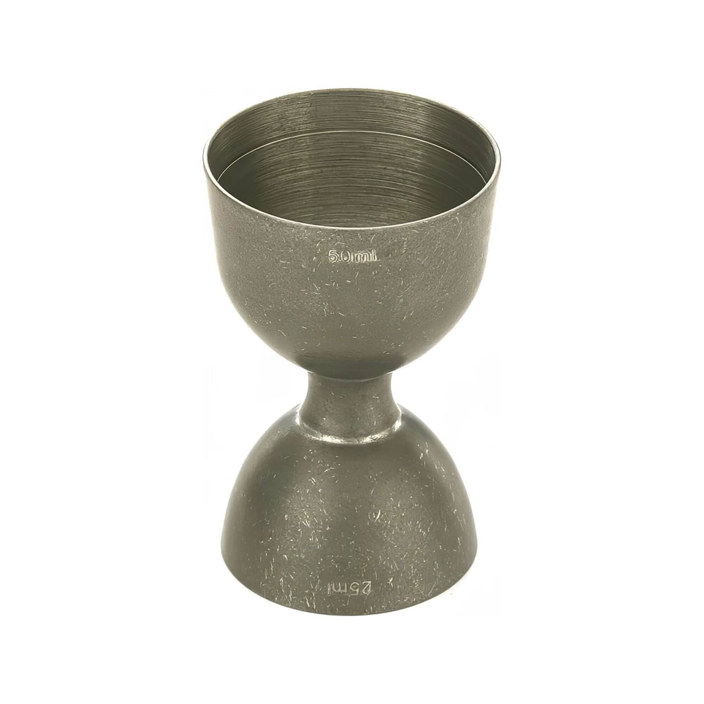 Bell jigger with straight rim, 25/50ml