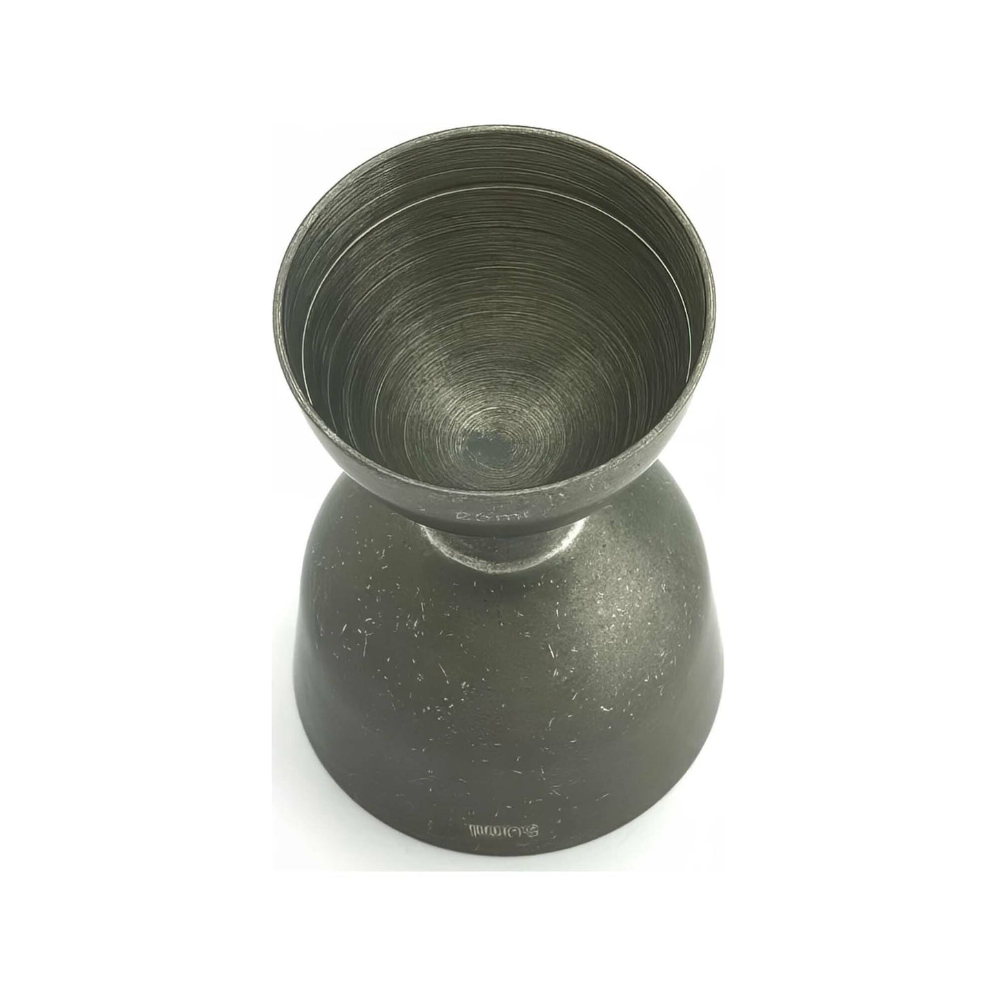 Bell jigger with straight rim, 25/50ml