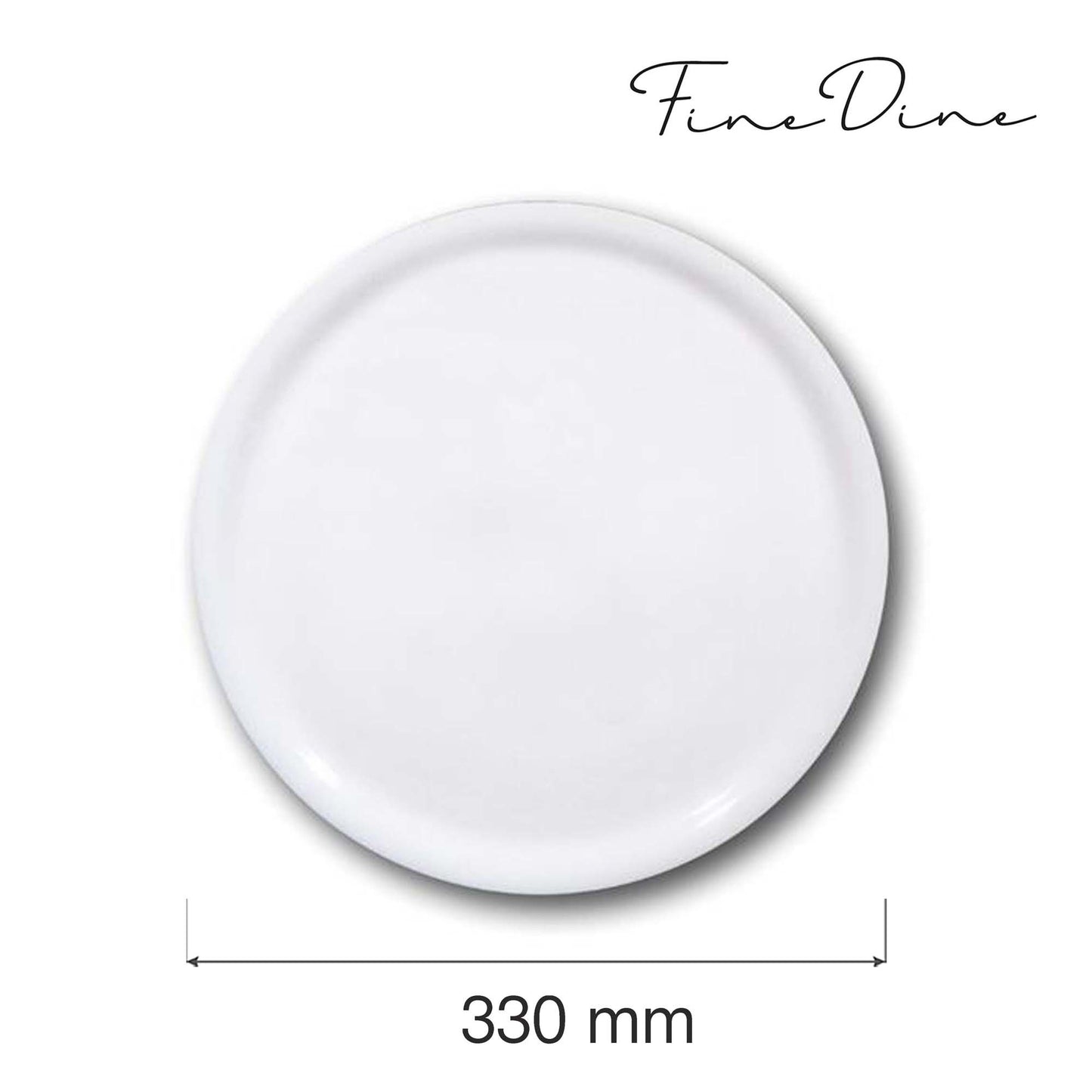 Napoli pizza plate, white, 330mm