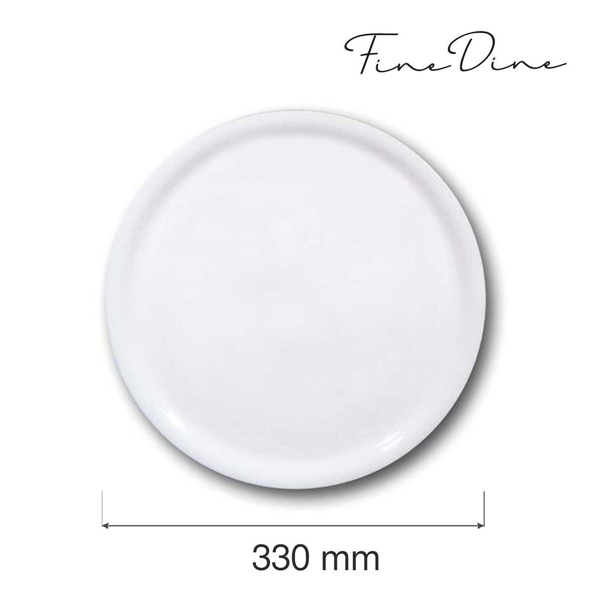 Napoli pizza plate, white, 330mm