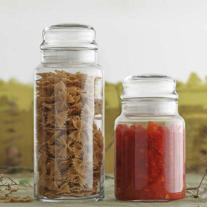 Phuket glass jar with lid, LAV