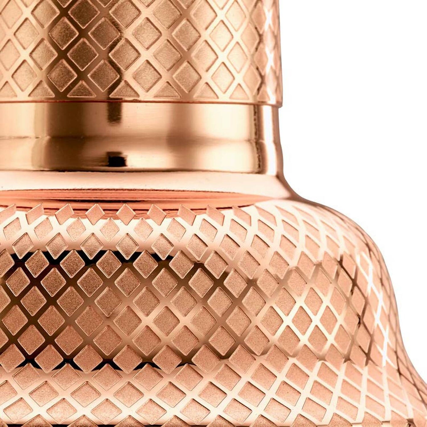 Diamond Lettice Japanese style 3-piece cocktail shaker, 700ml