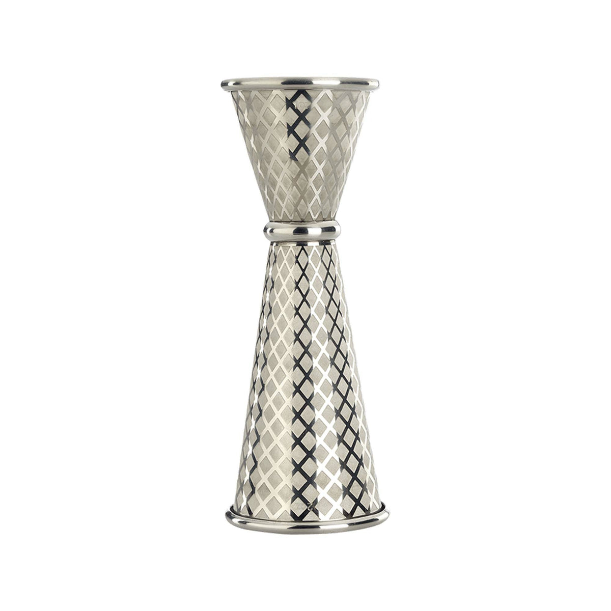 Diamond Lettice Japanese style jigger, 30/60ml