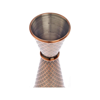 Diamond Lettice Japanese style jigger, 30/60ml