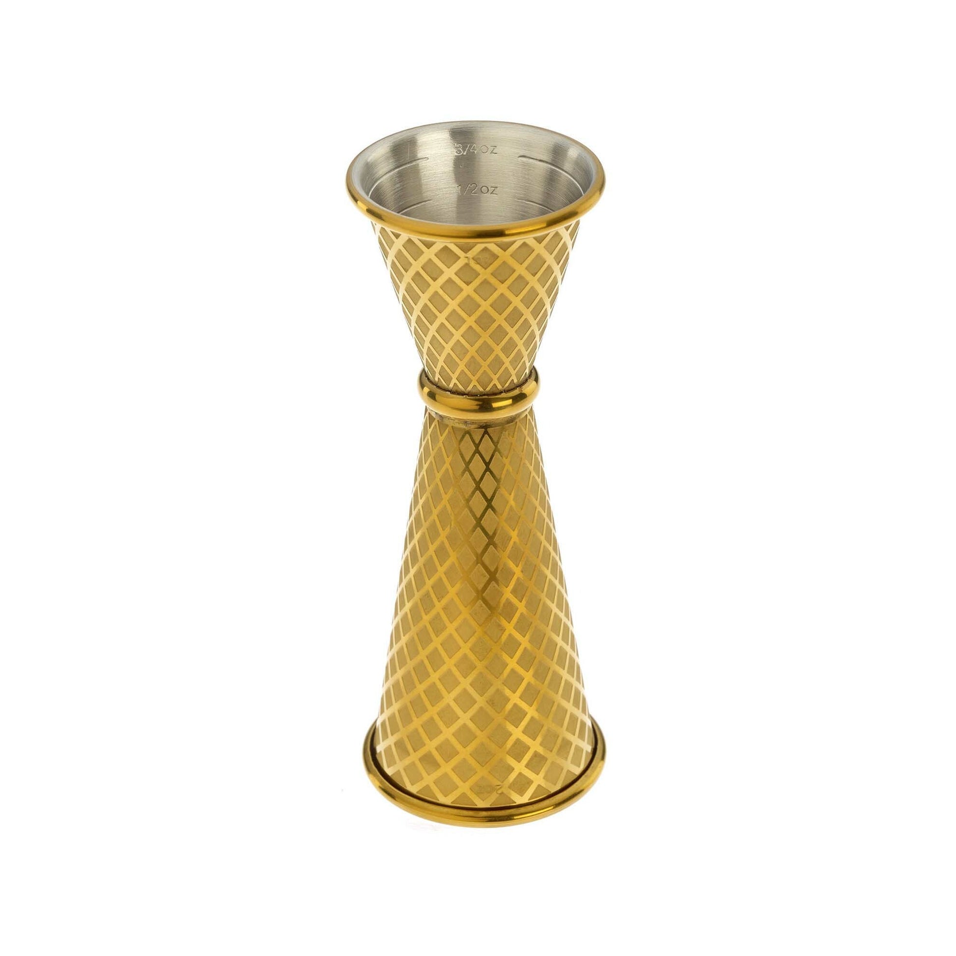Diamond Lettice Japanese style jigger, 30/60ml