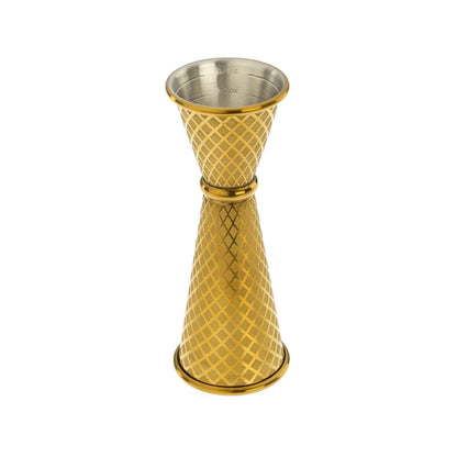 Diamond Lettice Japanese style jigger, 30/60ml
