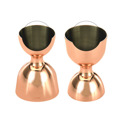 Bell jigger with straight rim, 25/50ml