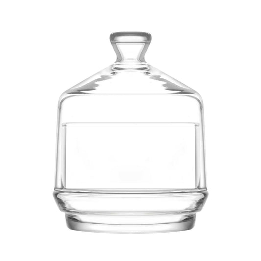Brighton glass container with cover 285 ml, LAV