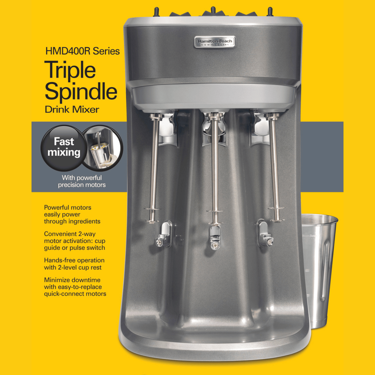 Triple-Spindle Drink Mixer, 318x229x(H)521mm
