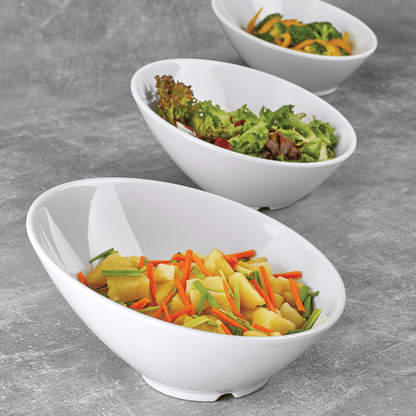 Metro melamine slanted bowl