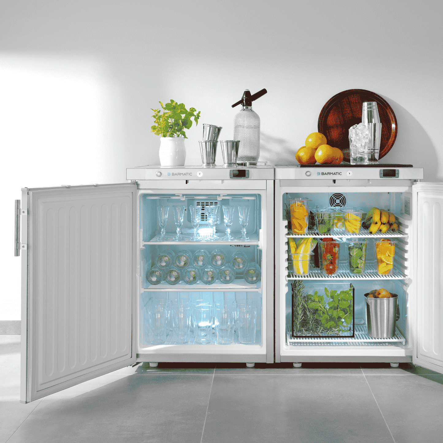 Mistral under-counter bar freezer 200l, 598x679x(H)838mm