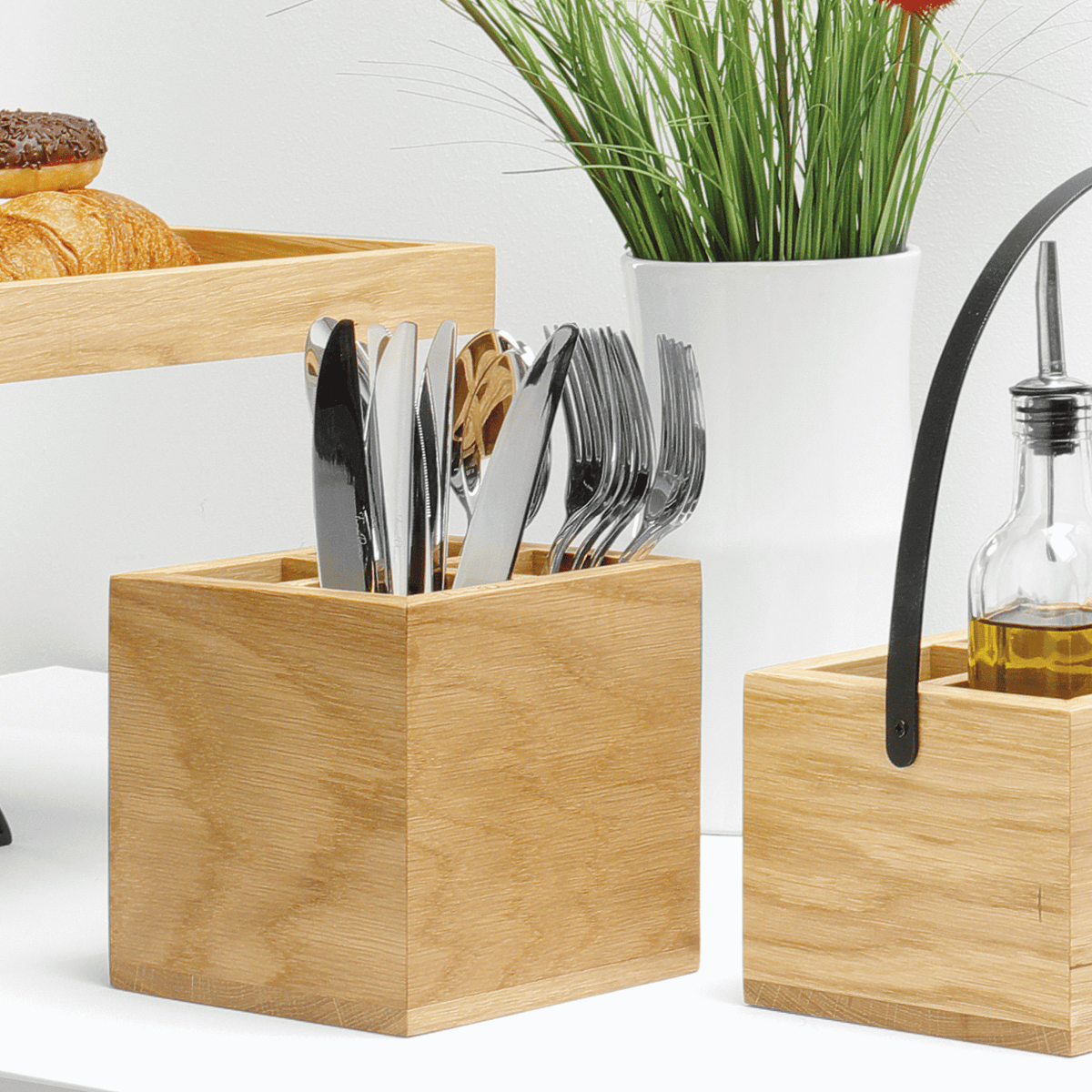 System Madeira cutlery and napkin case