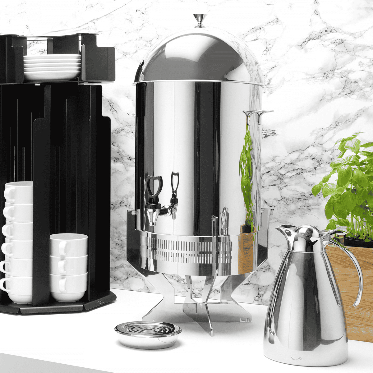Skiathos induction coffee urn, 16l, 300 x 300 x650 mm