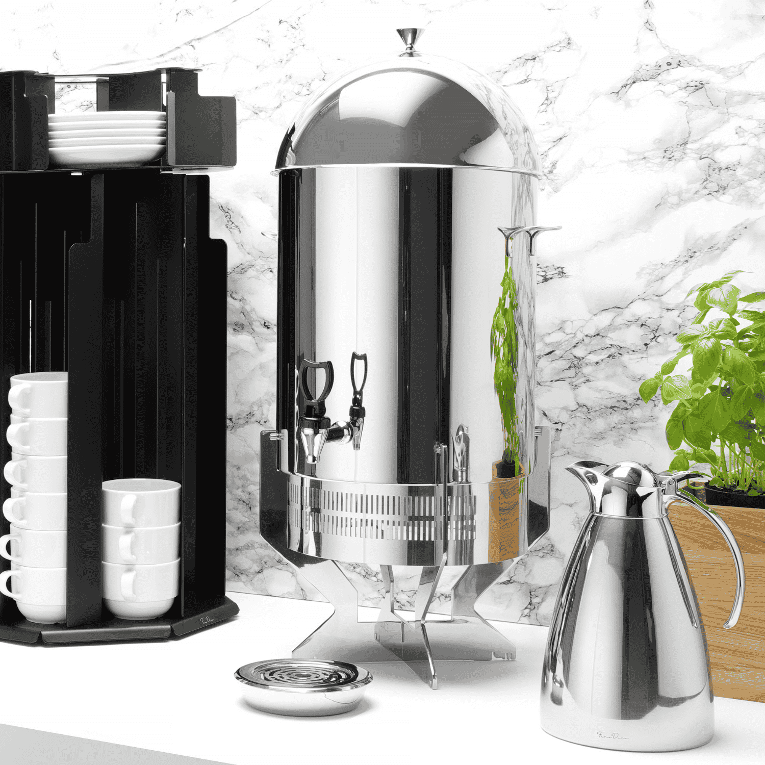 Skiathos induction coffee urn, 16l, 300 x 300 x650 mm