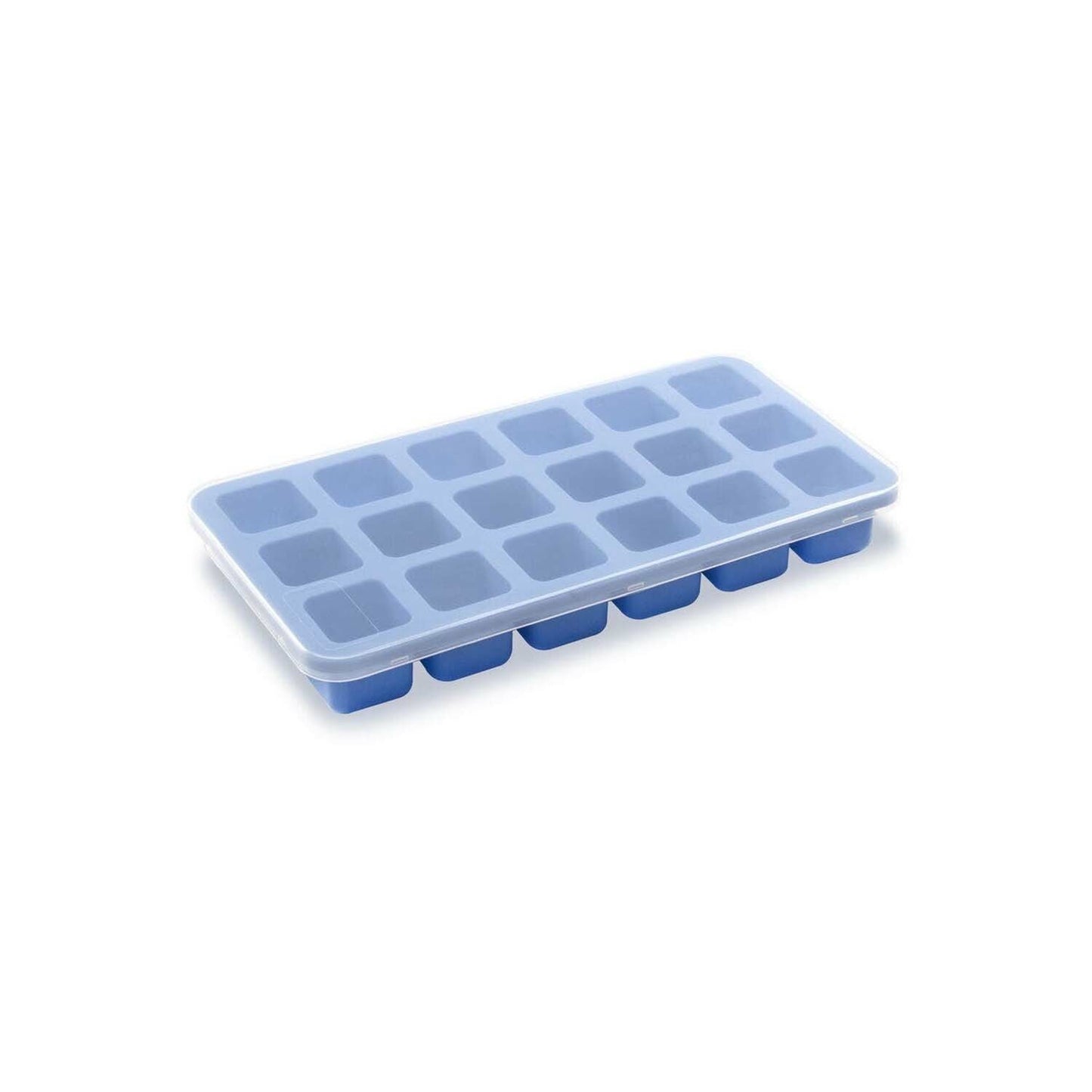 Ice cube tray for small cubes with lid
