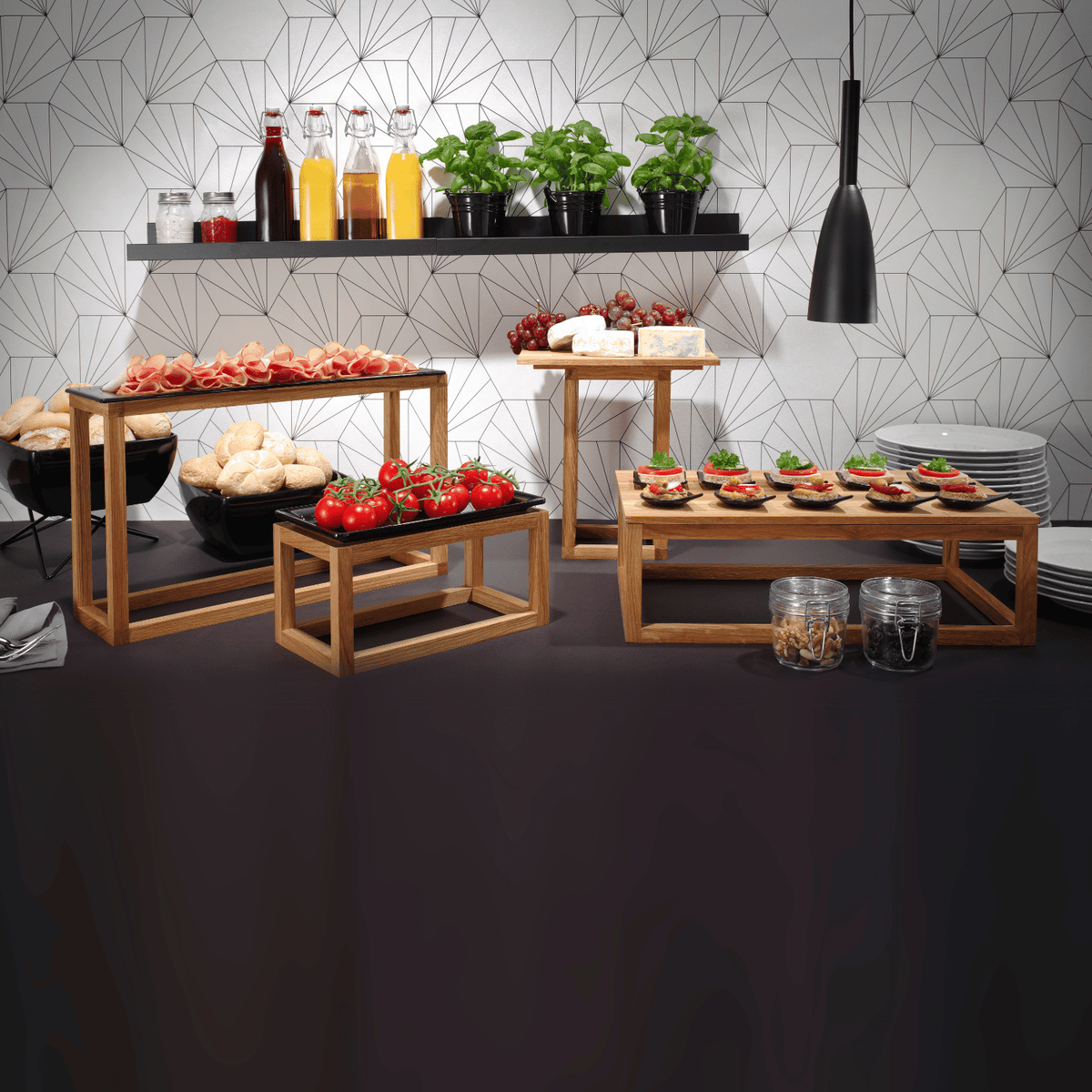 System Madeira frame base for tray
