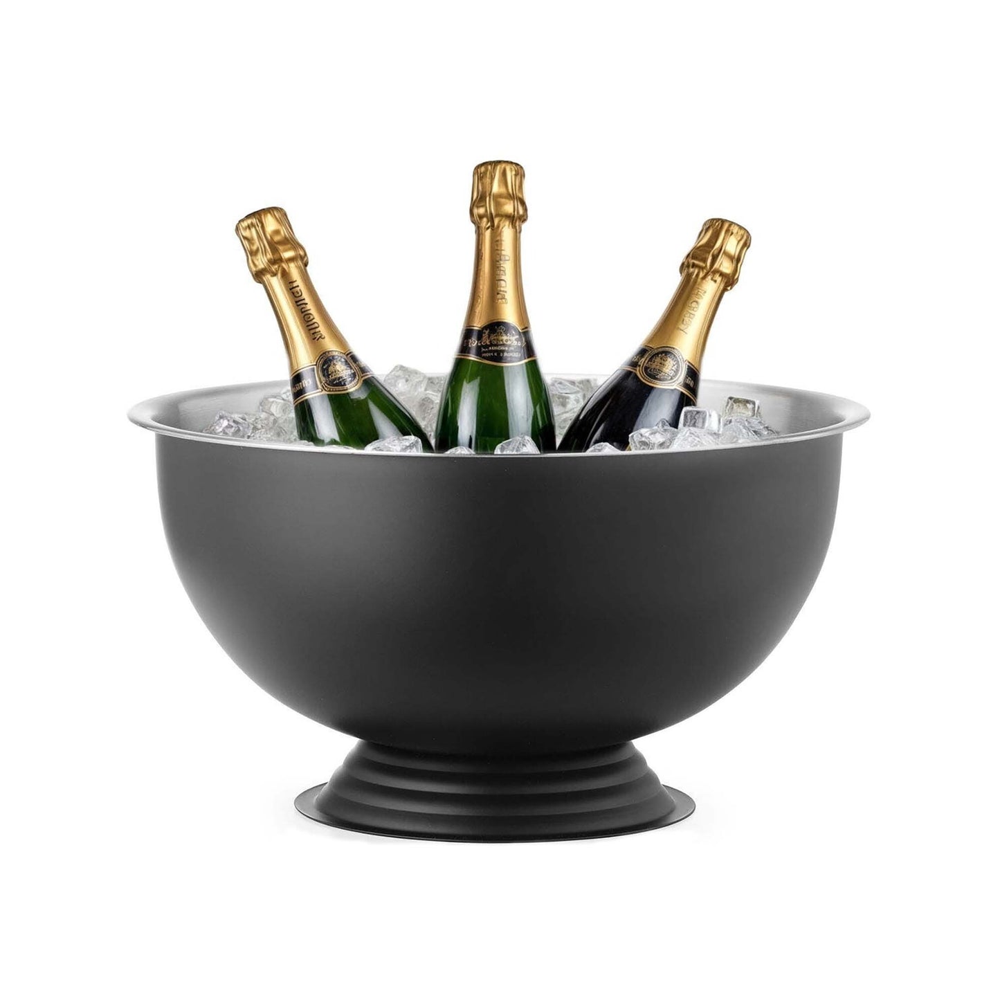 Champagne bowl black, 13 L
