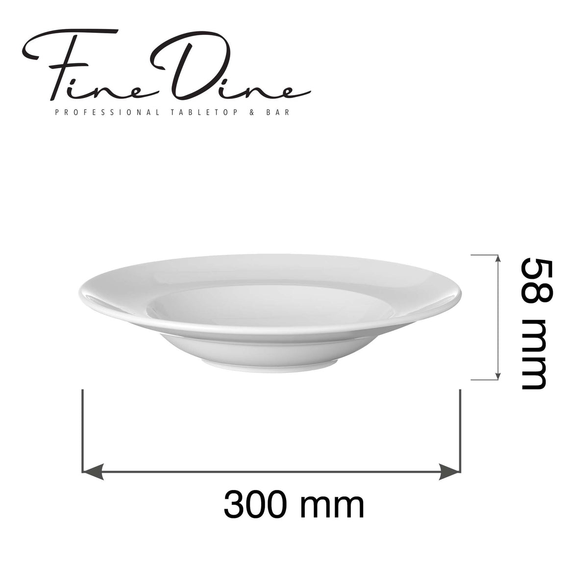 Fine Dine Pure pasta plate