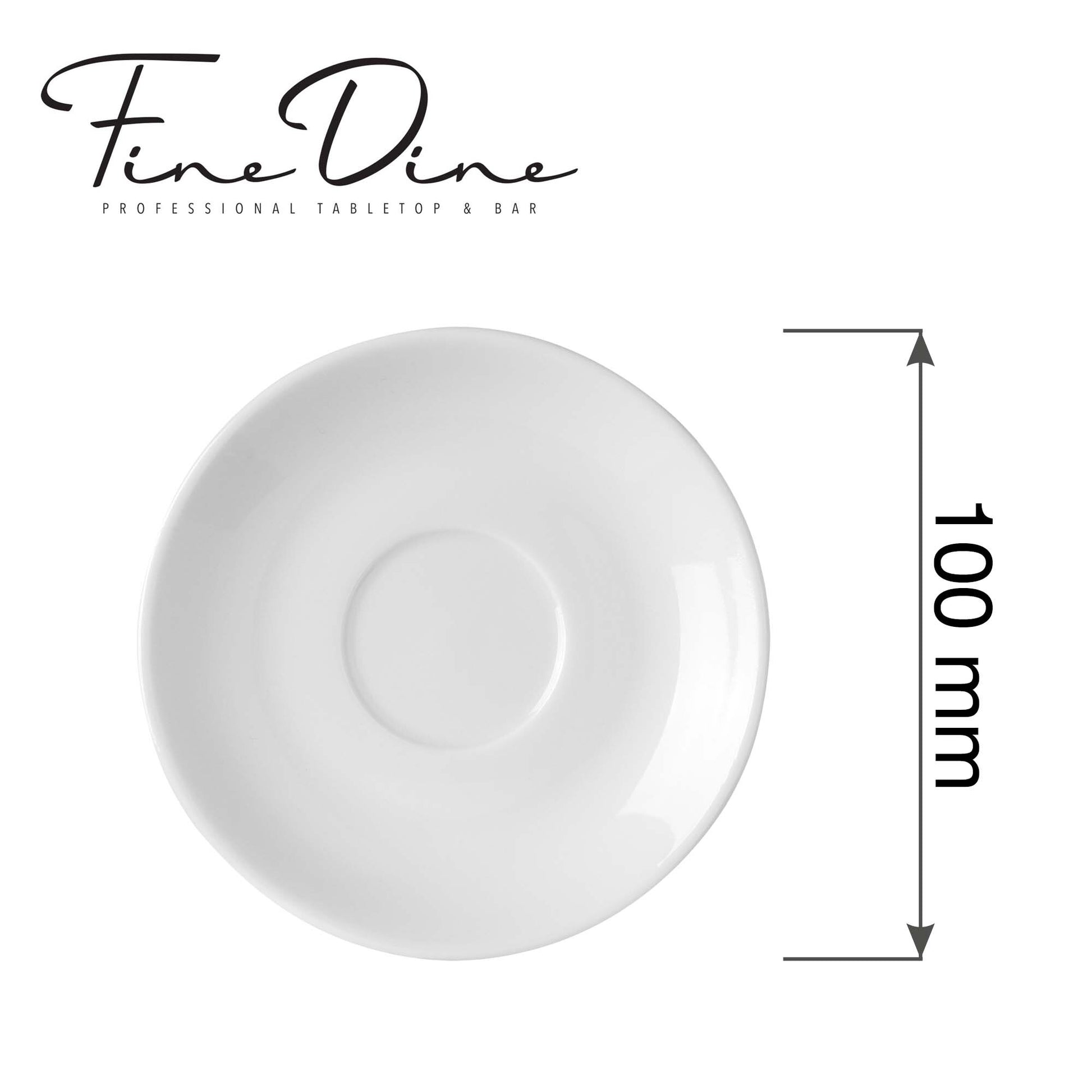 Fine Dine Pure elegant cup saucer