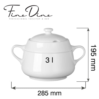 Fine Dine Pure soup tureen, 3l