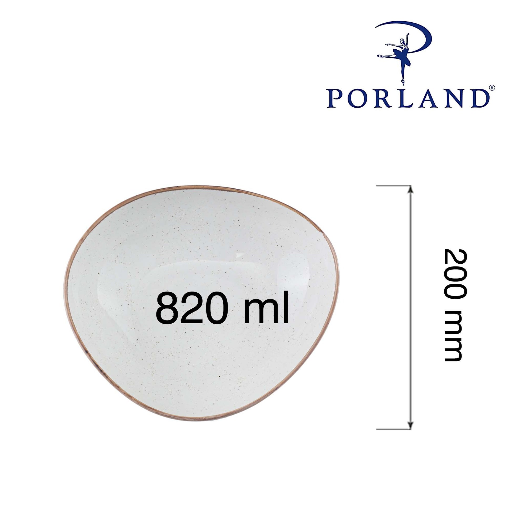 Porland Seasons Triangular Bowl